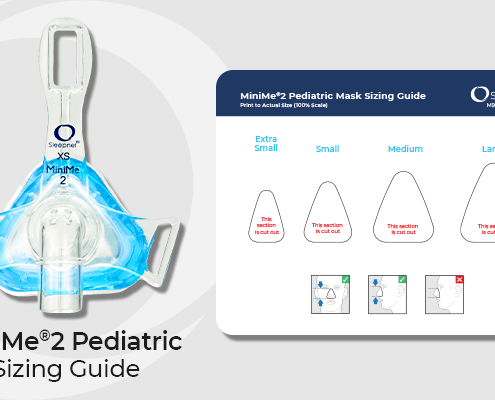 Sleepnet MiniMe 2 Pediatric Nasal Mask Sizing Guide