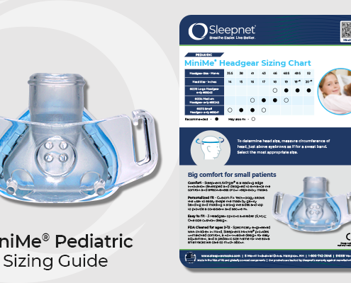 Sleepnet MiniMe Pediatric Nasal Mask Sizing Guide